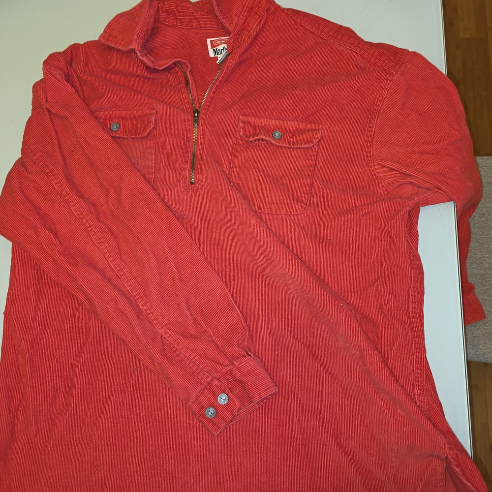 Marlboro Red Corduroy Shirt